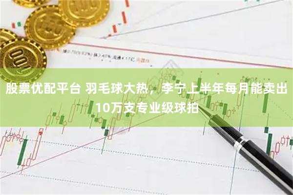 股票优配平台 羽毛球大热，李宁上半年每月能卖出10万支专业级球拍