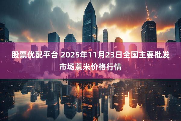 股票优配平台 2025年11月23日全国主要批发市场薏米价格行情